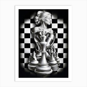 Chess Pieces 2 Art Print