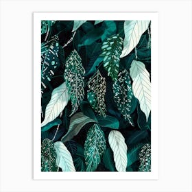 Tropical Leaves 176 Art Print