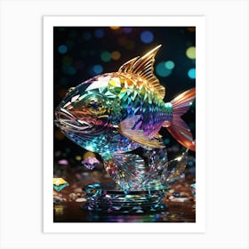 Rainbow Fish Art Print