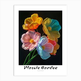 Bright Inflatable Flowers Poster Evening Primrose 2 Art Print