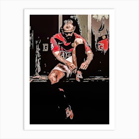 Soccer Player Rooney Art Print