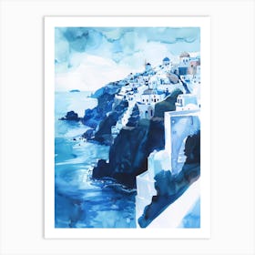 Santorini 25 Art Print