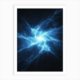 Blue Nebula 1 Art Print