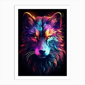 Wolf Art Art Print