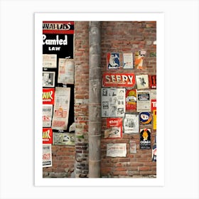 Interesting Walls ~Reimagined 13 Art Print