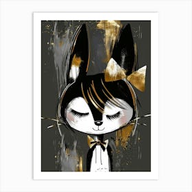 Kitty Cat 19 Art Print