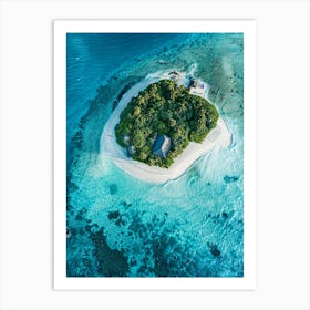 Island In The Maldives 22 Art Print