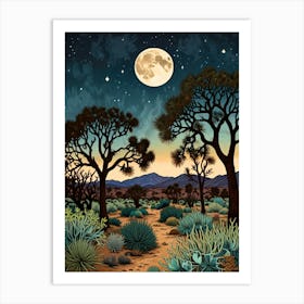 William Morris Desert Landscape Art Print