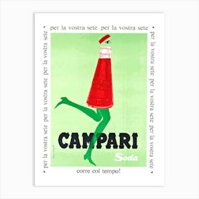 Vintage Campari Soda Art Print