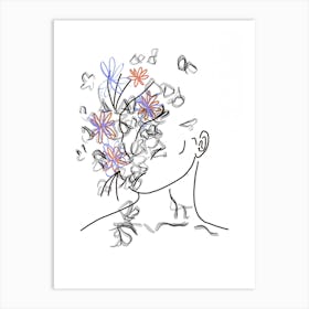 Flower Burst Art Print