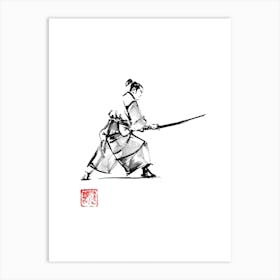 Samurai Stance Art Print
