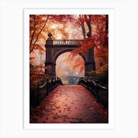 Autumn In Central Park Art Print