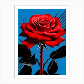 Red Rose 5 Art Print