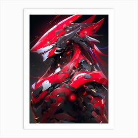 Red Dragon 1 Art Print