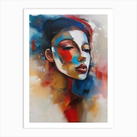 'The Face Of A Woman' Art Print