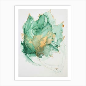 Green Leaf Art Print