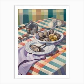 Clams 2 Still Life Painting Art Print