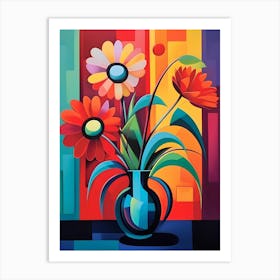 Flowers In A Vase 1 Art Print