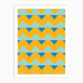 Chevron Pattern Art Print