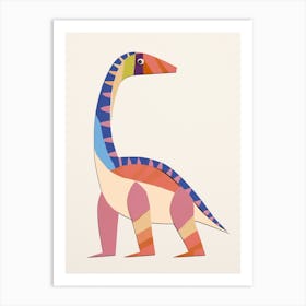Nursery Dinosaur Art Saurophaganax 2 Art Print