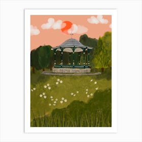 Bandstand in the Park Art Print