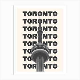 Toronto Black & White Art Print