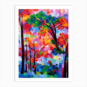 Cinnamon Tree Tree Cubist 2 Art Print