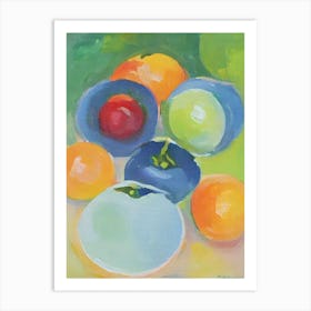 Kumquat Bowl Of fruit Art Print