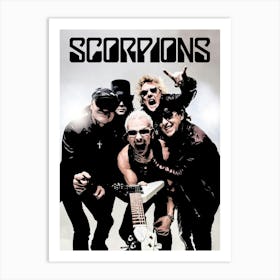 Scorpions band music Art Print