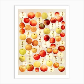 An Apple a Day Beige Art Print