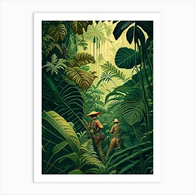 Jungle Adventure 2 Botanical Art Print