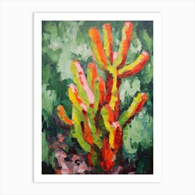 Cactus Painting Old Man Cactus 2 Art Print