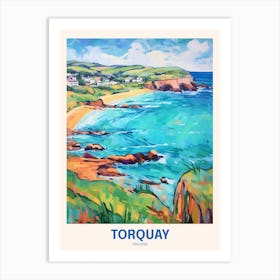 Torquay England 4 Uk Travel Poster Art Print