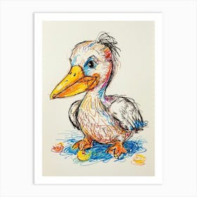 Pelican 6 Art Print