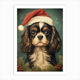 Christmas Dog 2 Art Print