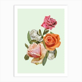 Heirloom Roses Art Print