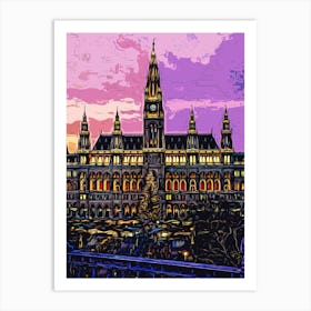 Wina City Of Austria Country Art Print