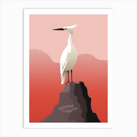 Minimalist Cormorant 4 Illustration Affiche