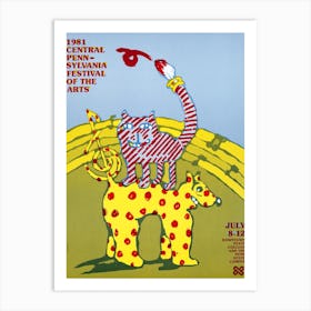 1981 Central Pennsylvania Festival Of The Arts Poster, Lanny Sommese Art Print