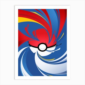 Pokemon Ball Art Print