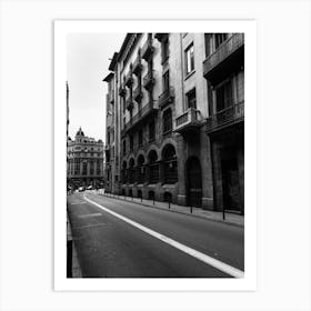 Streets Of Barcelona Art Print