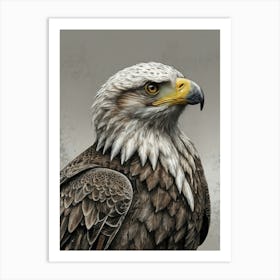 Eagle Portrait Art Print