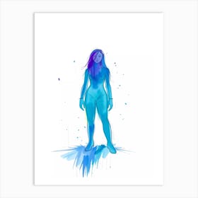 Blue Woman Póster