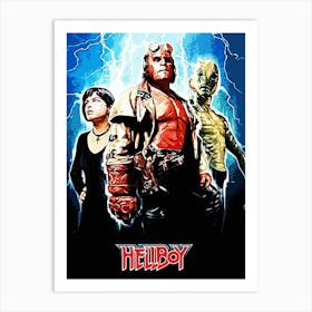 Hellboy movies Art Print