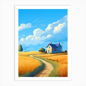 House In The Countryside 1 Art Print