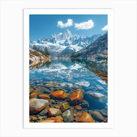 Lake In The Mountains 24 Art Print