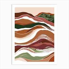 Desert Landscape 25 Art Print