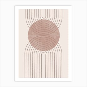 Symbiosis, Peach Color Art Print