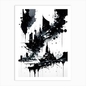 Abstract Cityscape 7 Art Print