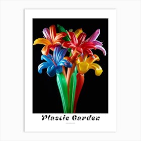 Bright Inflatable Flowers Poster Kangaroo Paw 1 Art Print